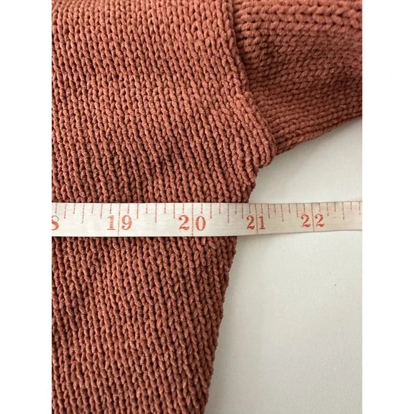 Anthropologie Moon & Madison Cardigan Women Large Knit Cropped Corpcore Academia - Picture 5 of 8